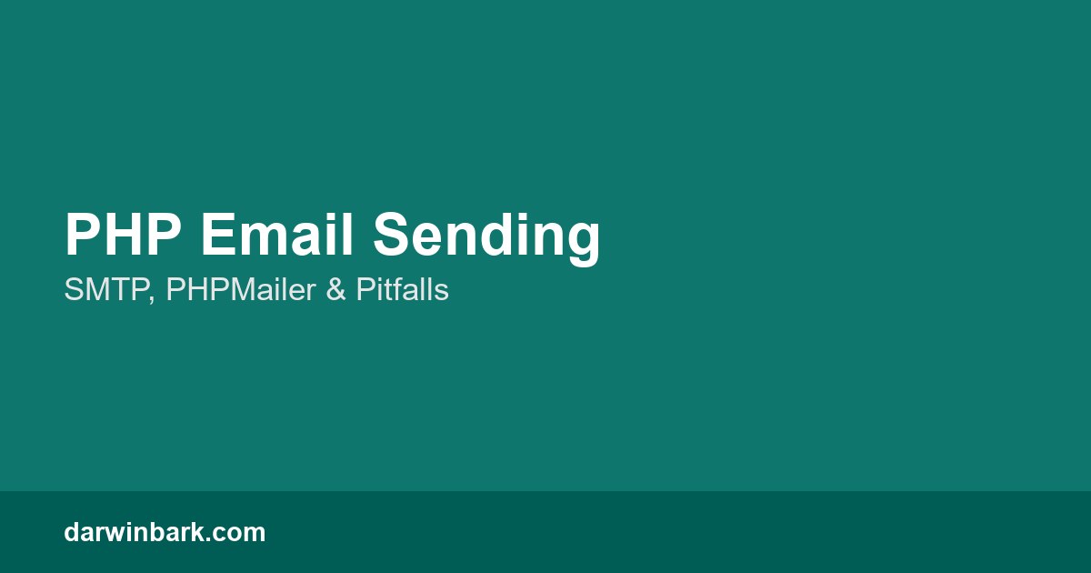 PHP email sending with SMTP and PHPMailer