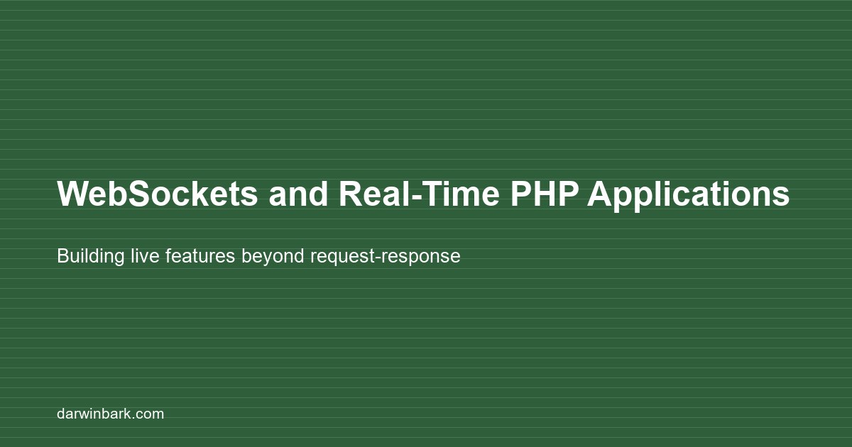 WebSockets and real-time PHP applications guide