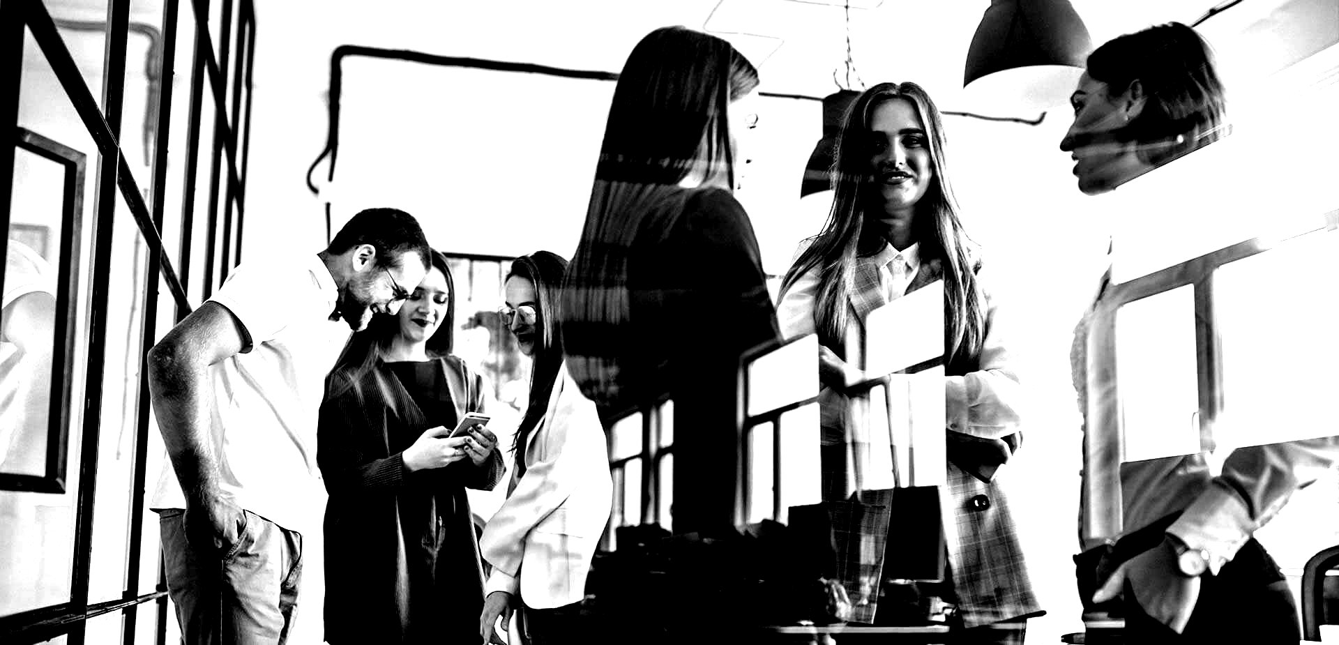 Black and white image example